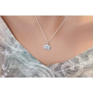 Sterling Silver Camping Trailer Charm Necklace, Silver Camping Trailer Necklace